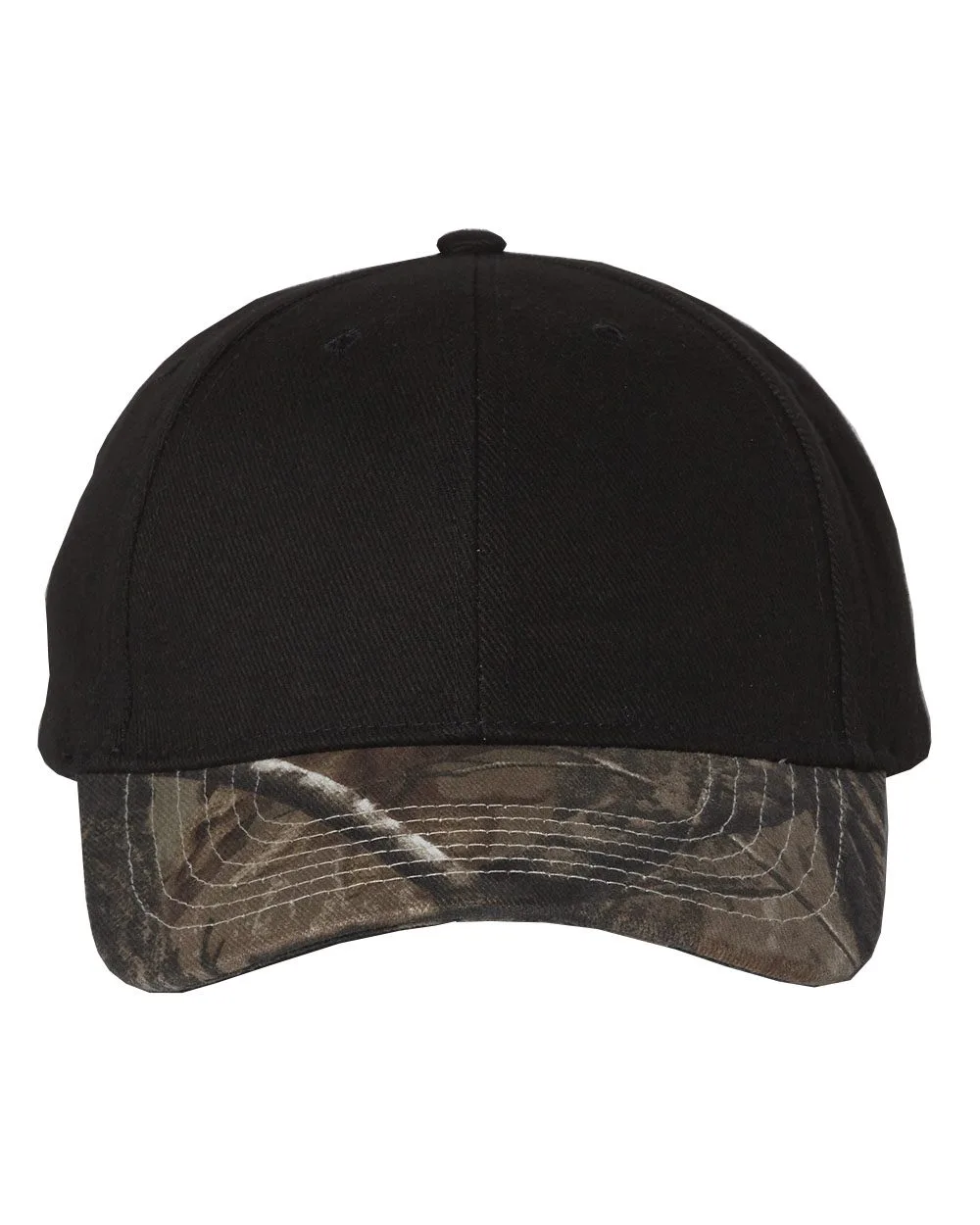 Kati Solid Crown w/Camouflage Bill Cap view 2