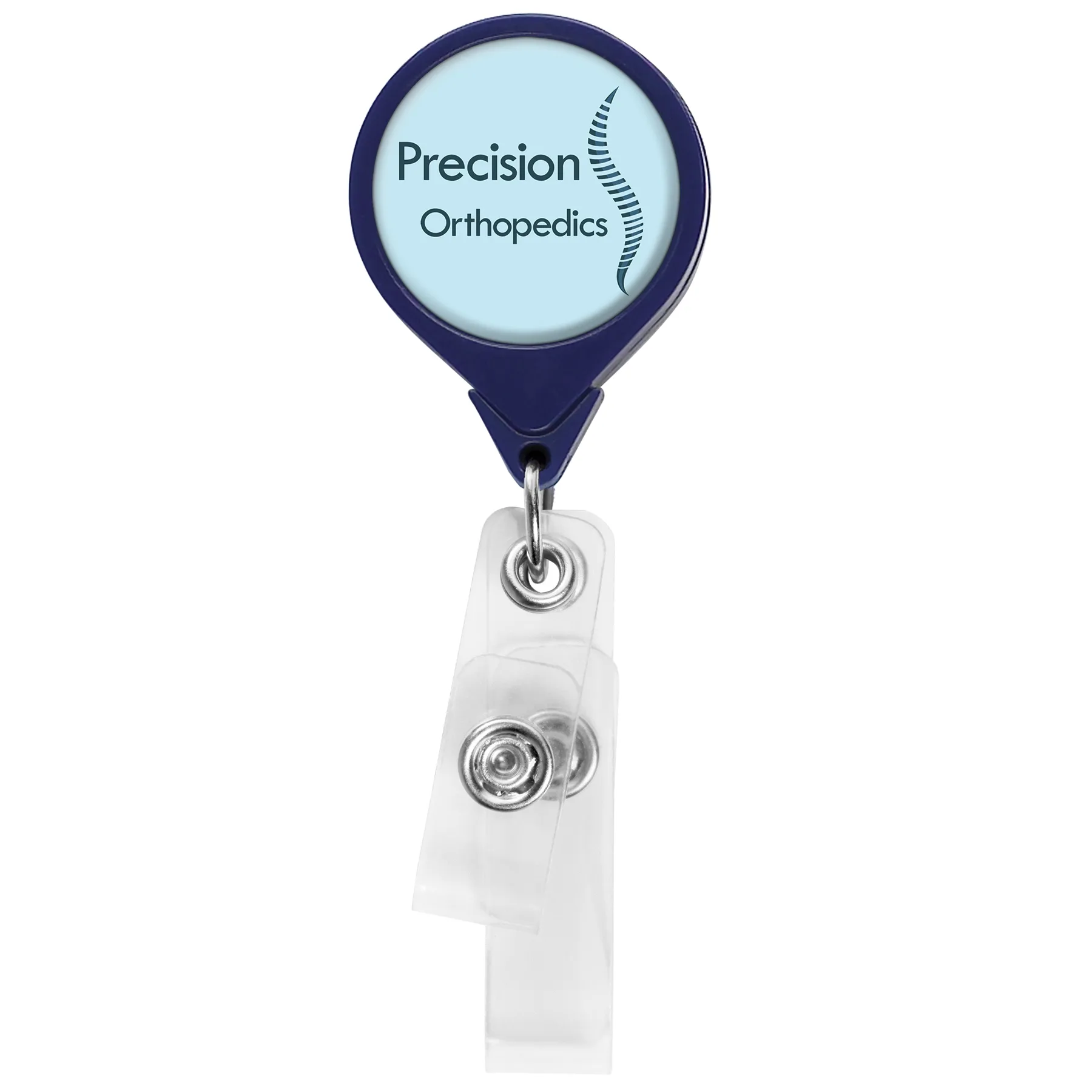 Anti-Microbial Round 2 Strap Retractable Badge Reel view 5