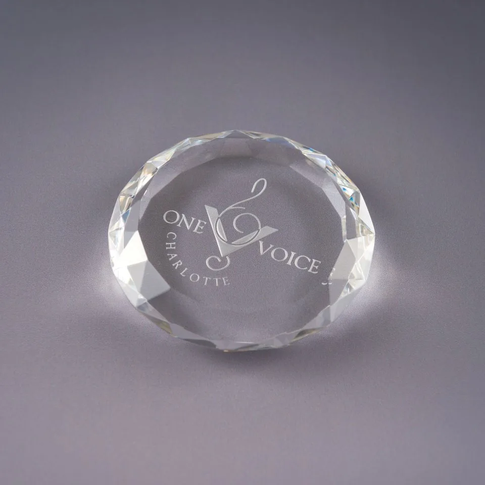 Kaleidoscope Crystal Paperweight