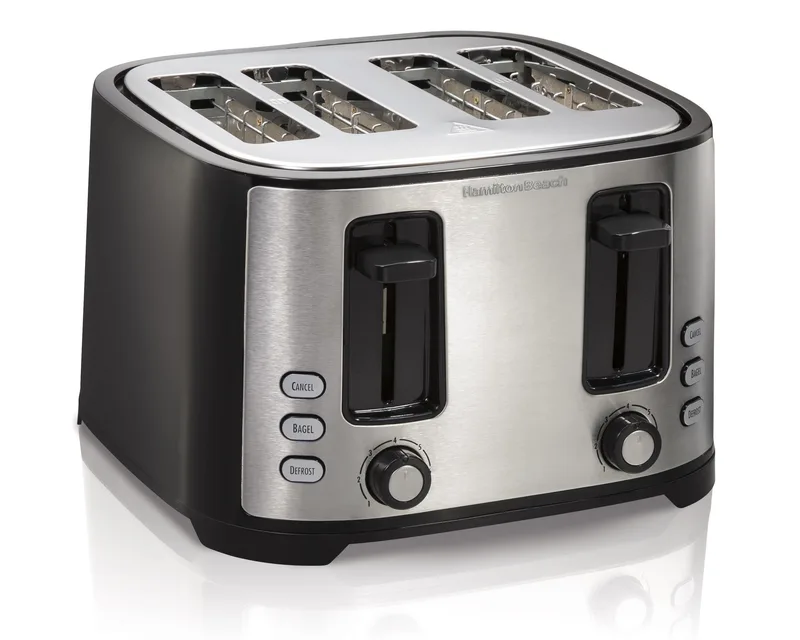 Hamilton Beach® Extra Wide Slot 4-Slice Toaster w/Stainless Steel