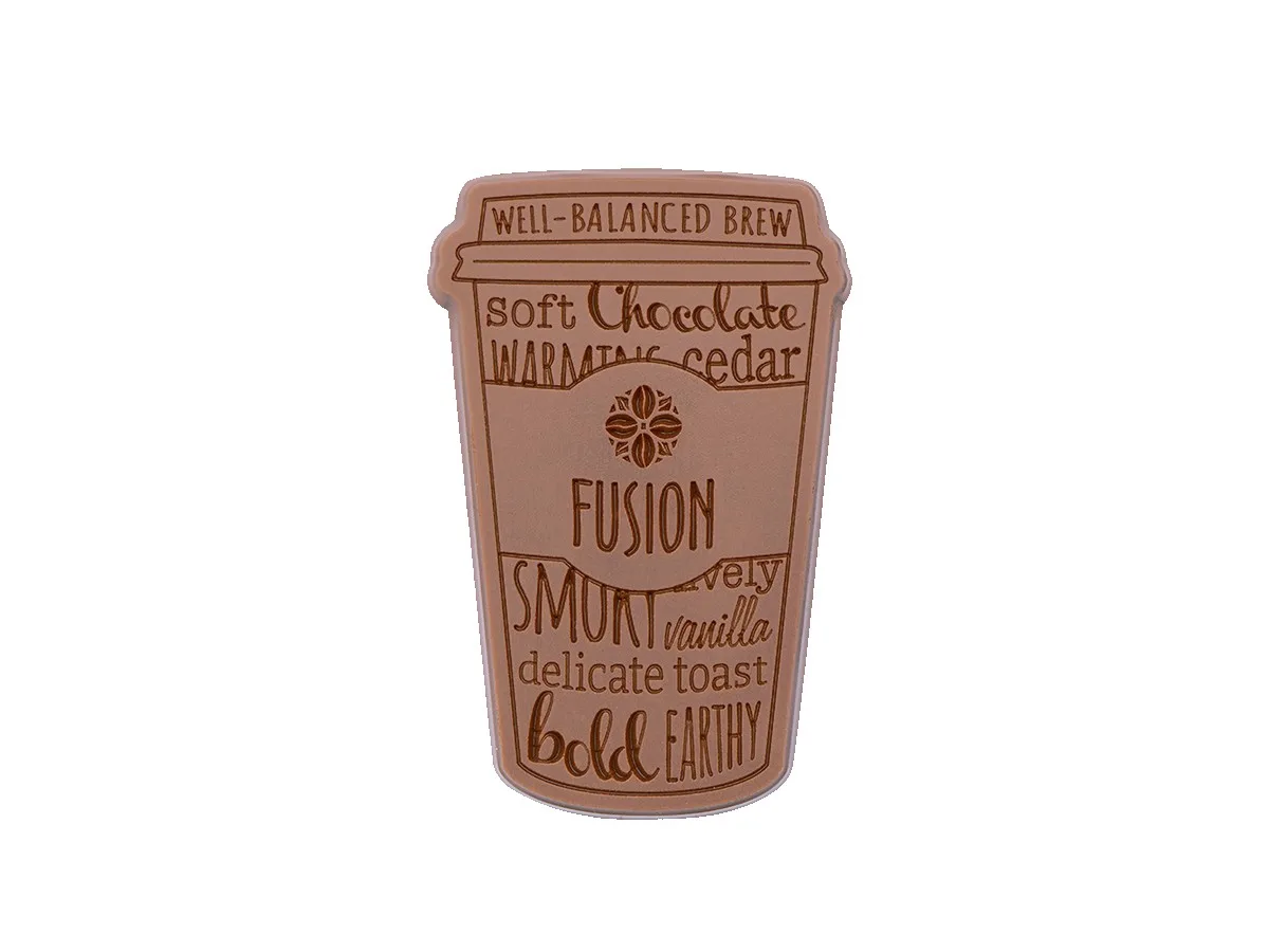 2" x 4" Custom Decorated Chocolate Rectangle with Clear Packaging