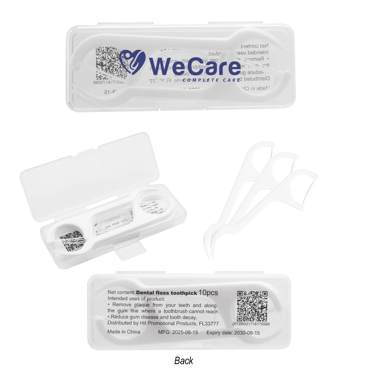 10 Pc. Dental Flosser Pick Kit view 2