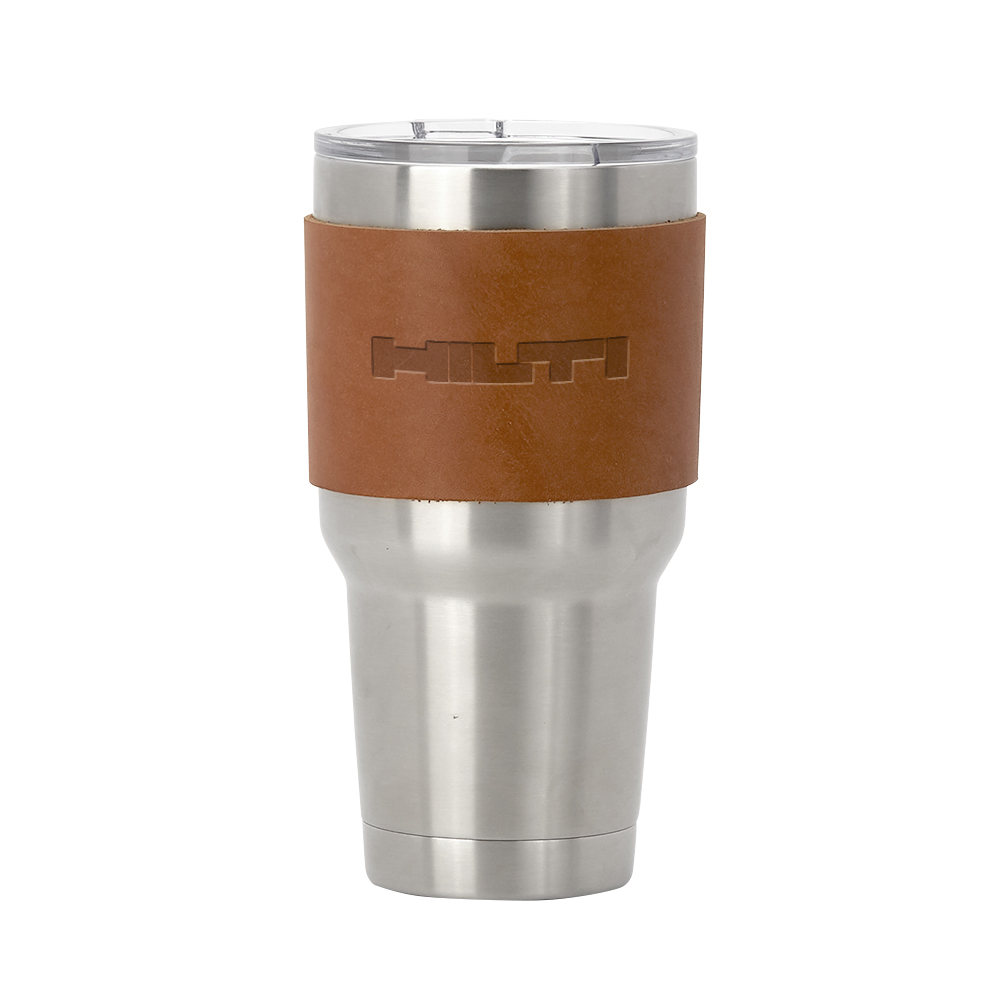 Huntsman Leather Tumbler Sleeve