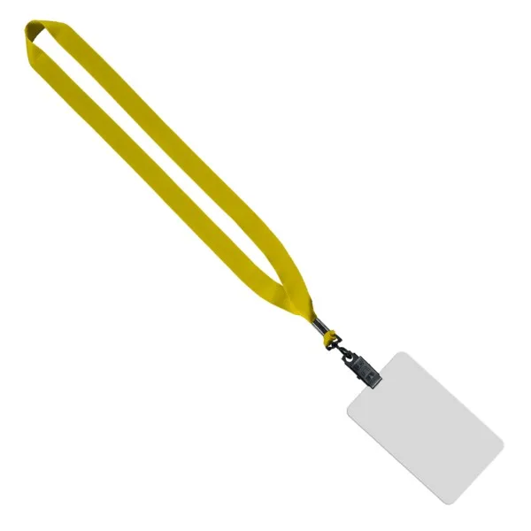 3/4" Polyester Lanyard with 3" 5/8" x 5" 1/2" ID Badge view 3