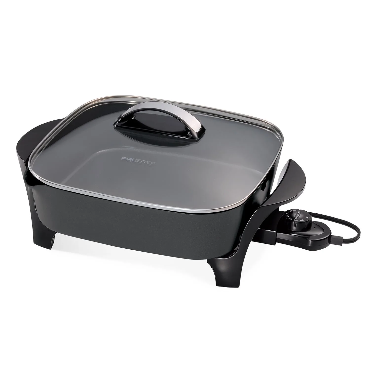 Presto 12-Inch Electric Skillet w/Glass Cover