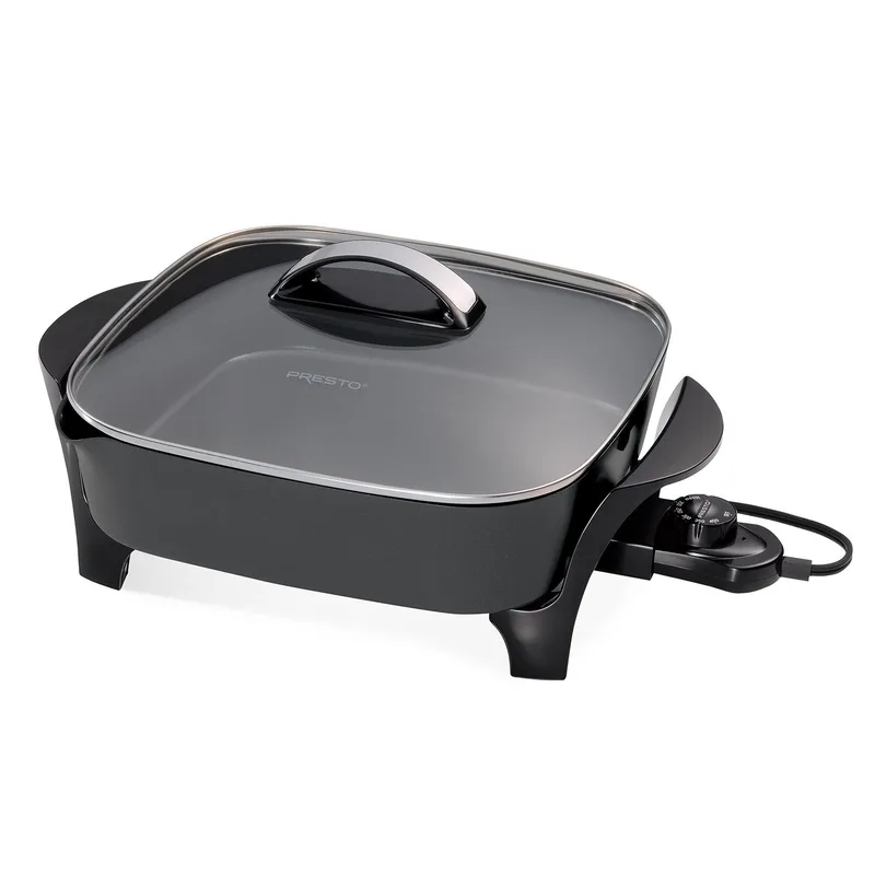 Presto 12-Inch Electric Skillet w/Glass Cover