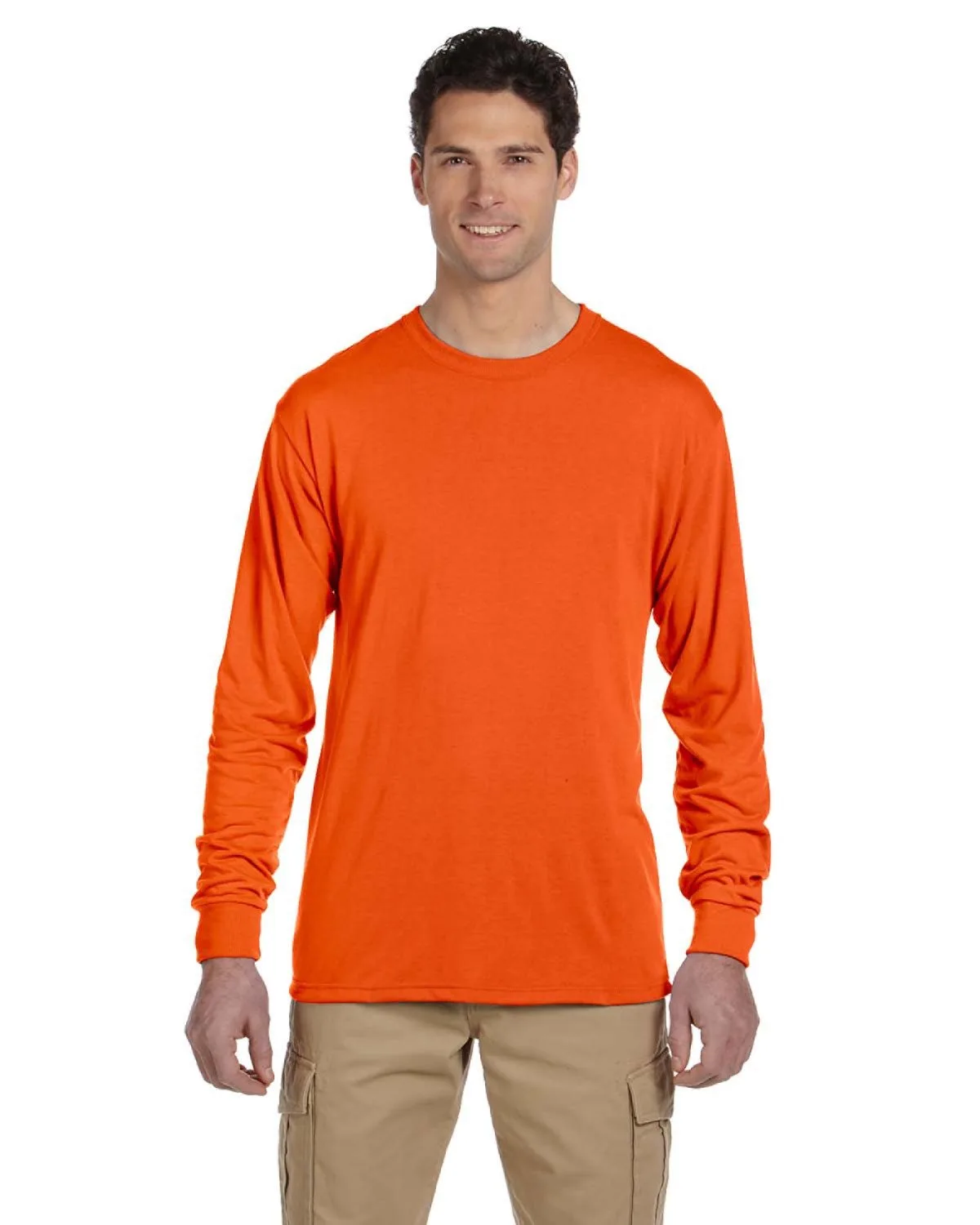 Jerzees Adult DRI-POWER® SPORT Long-Sleeve T-Shirt view 6