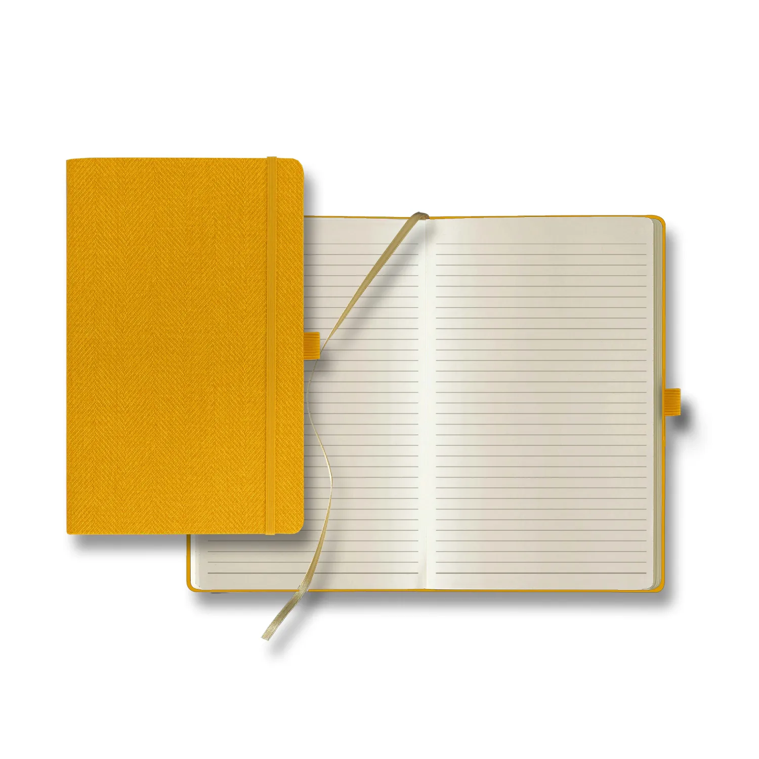 Castelli Montana Medio Lined Ivory Page Journal view 3