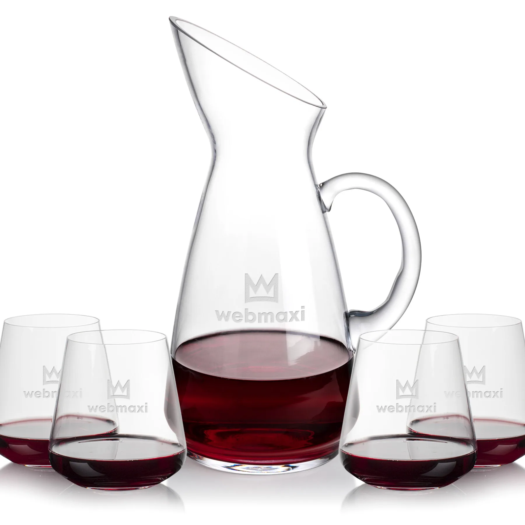 Taroni Carafe & Breckland Stemless Wine
