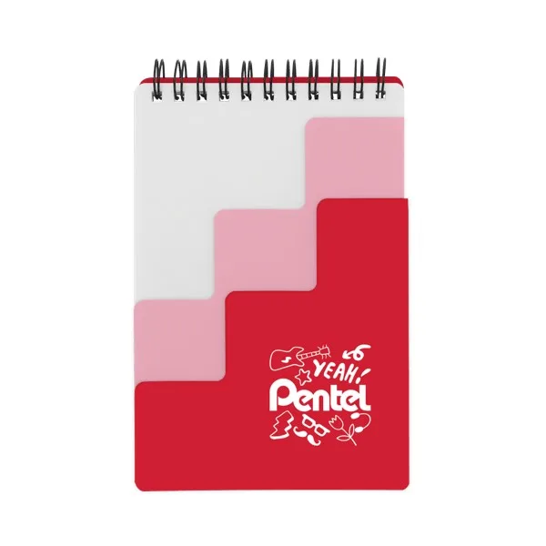White, Pink, Red Screen Print
