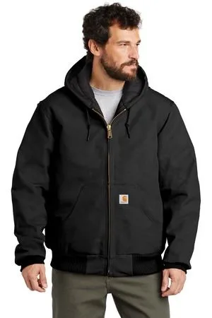 Carhartt ® Quilted-Flanne-Lined Duck Active Jac. view 4