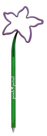 Flower Violet Multi-Color Inkbend Standard, Bent Pen