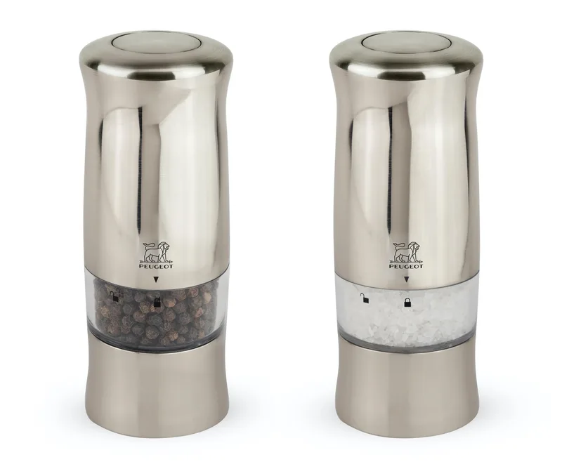 Peugeot Zeli 14Cm Electric Salt And Pepper Mill Duo