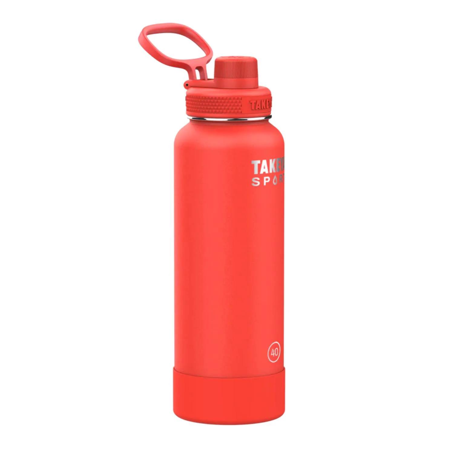40 oz Takeya® Stainless Steel Insulated Sport Water Bottle w/ Spout Lid view 5