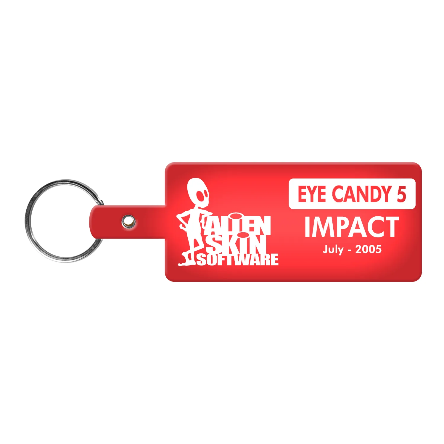 Rectangle Flexible Key Tag view 3