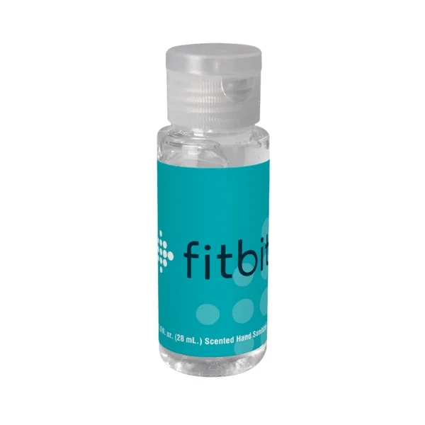 2 oz. Clear Sanitizer in Cylinder Bottle w/Clear Flip Top view 4