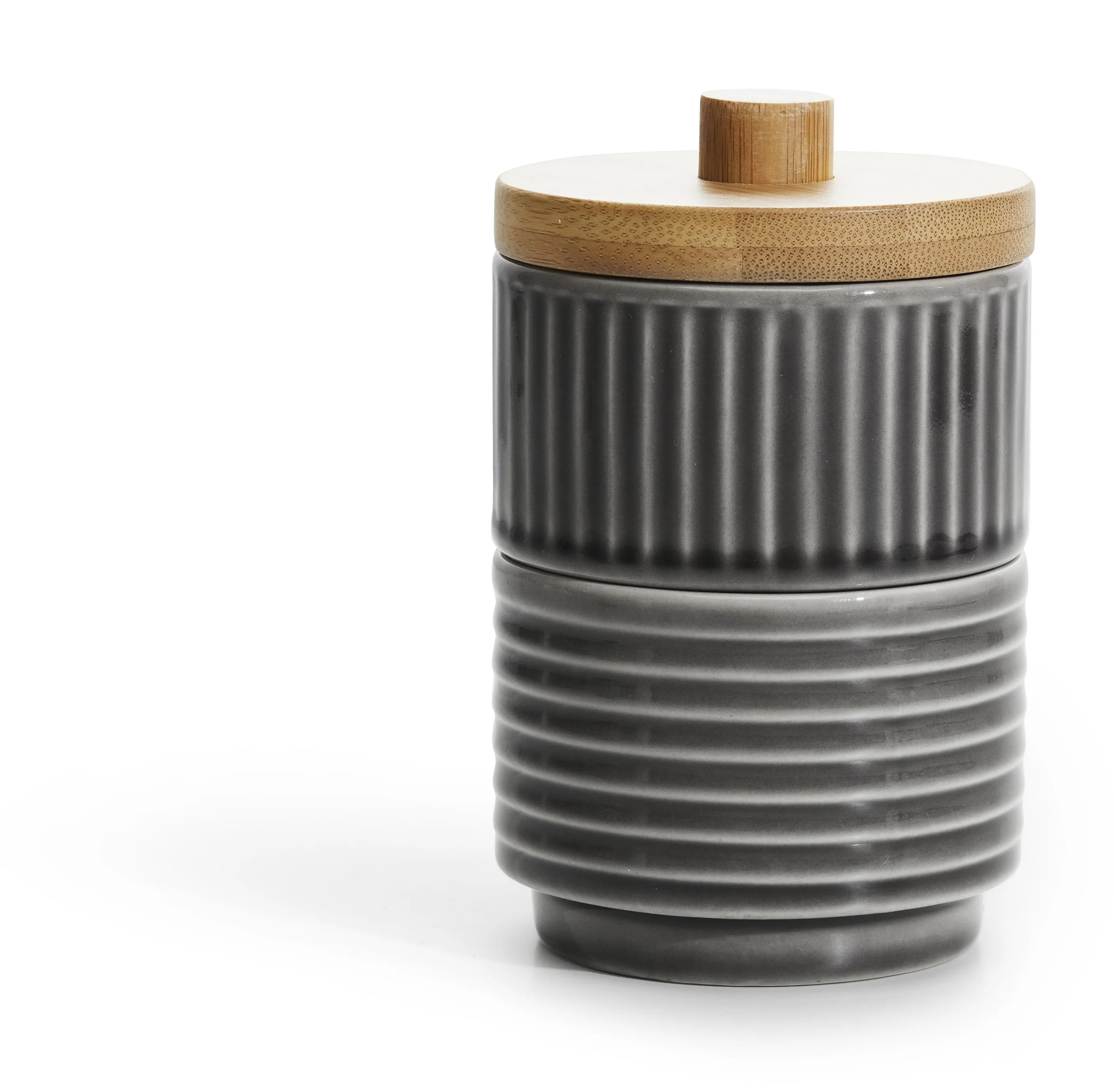 Sagaform Coffee & More Collection Stackable Bowls, Set Of 2, Gray