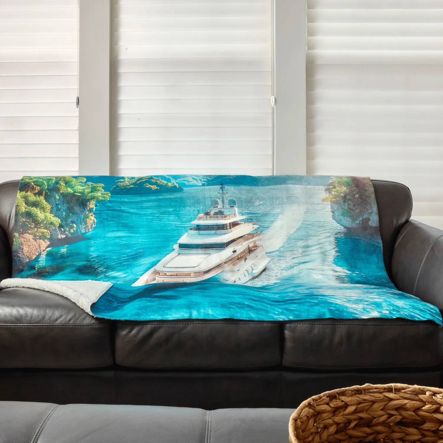EPICOLOR Sherpa Throw - 50" x 60"