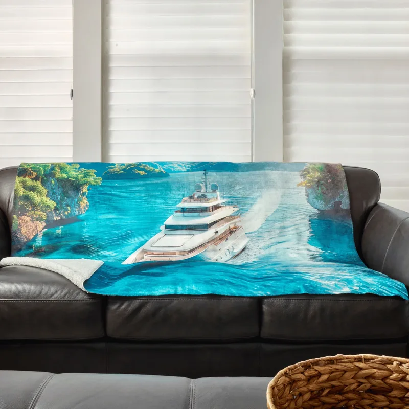 EPICOLOR Sherpa Throw - 30" x 40"