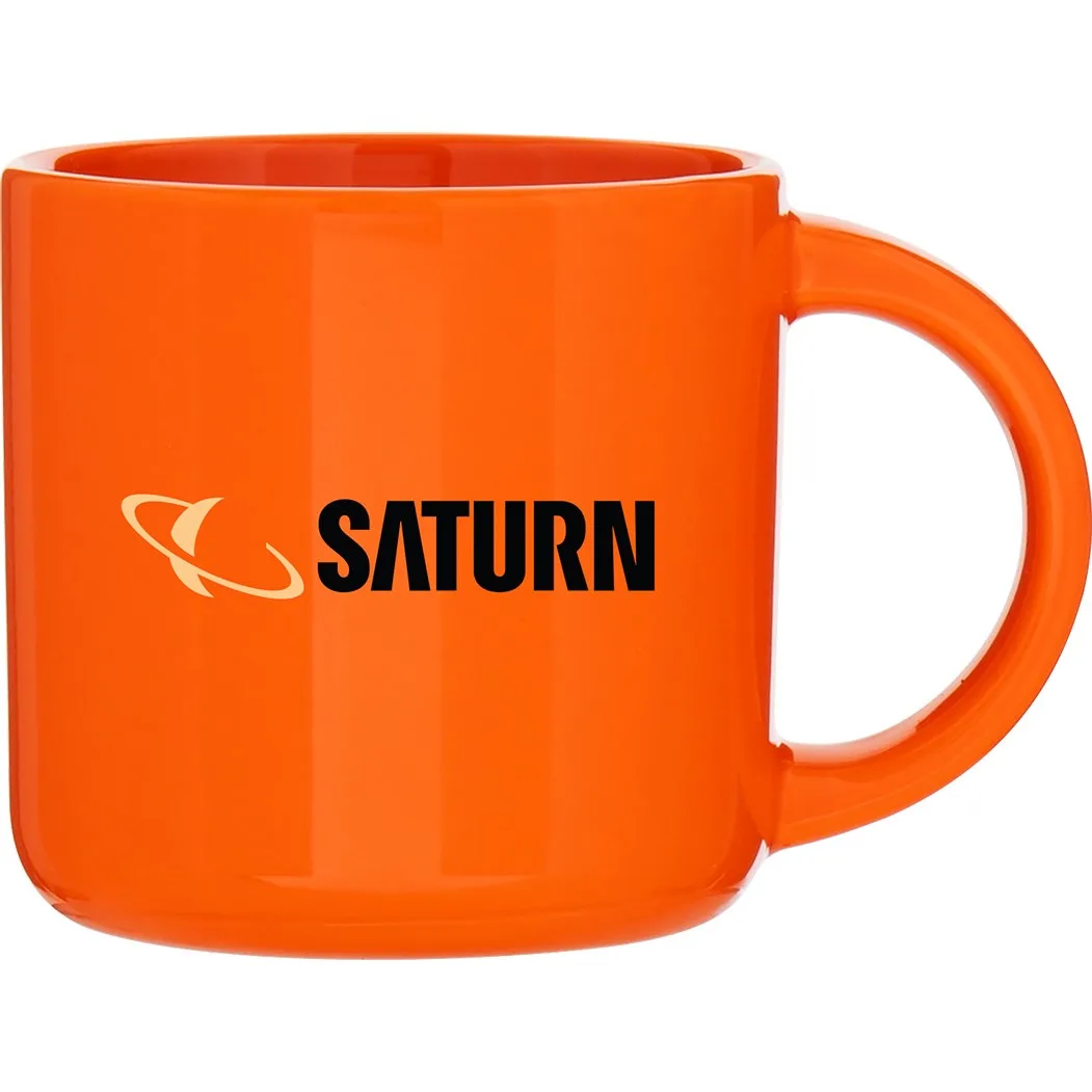14 oz Minolo - Classics Ceramic Mug (Orange)