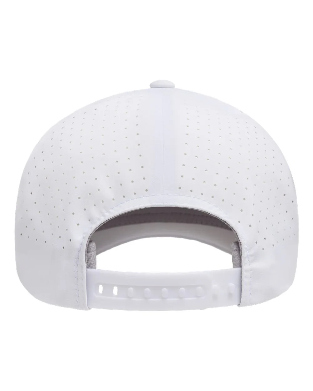 White Blank Back View