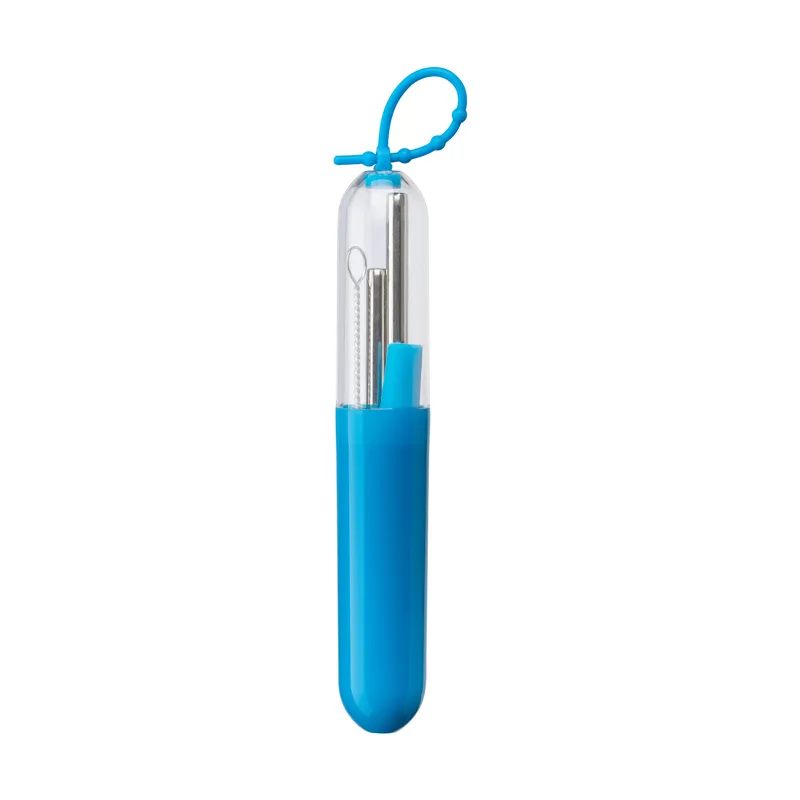 Paloma 5-Piece Stainless Steel Straw Set view 2