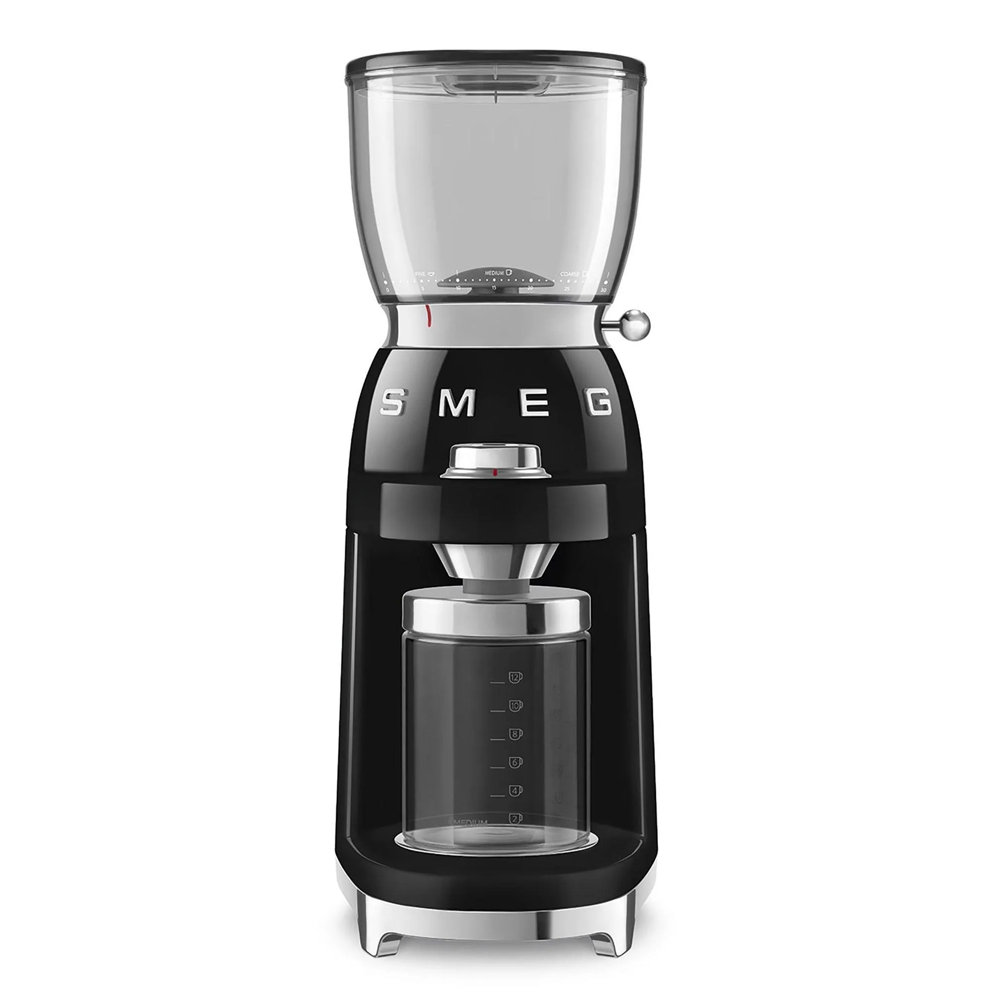 Smeg 50's Retro-Style Coffee Grinder W/ Tritan Renew Black