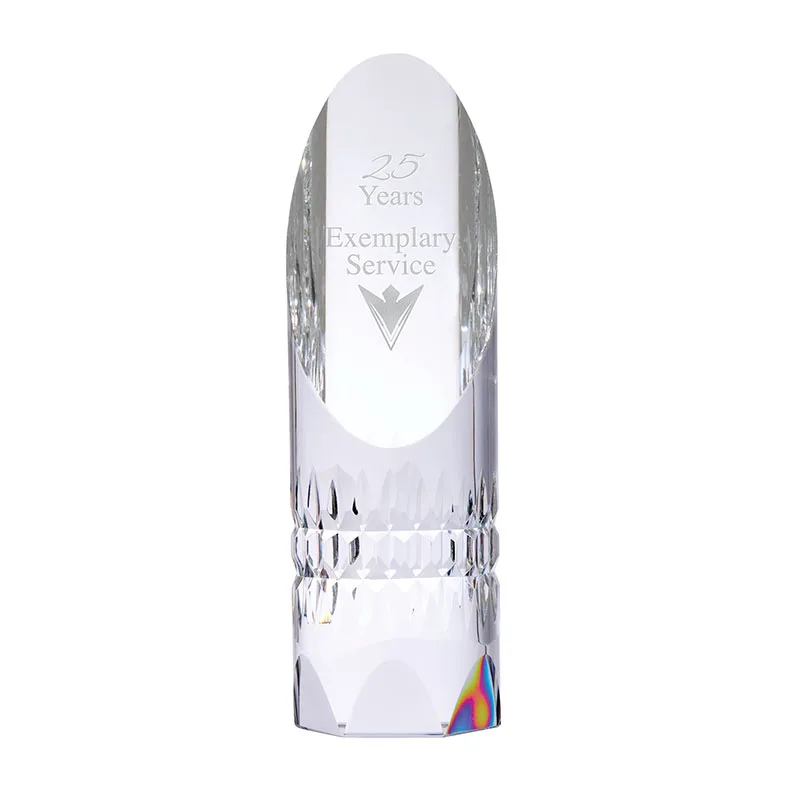 Alphard Slanted Crystal Trophy