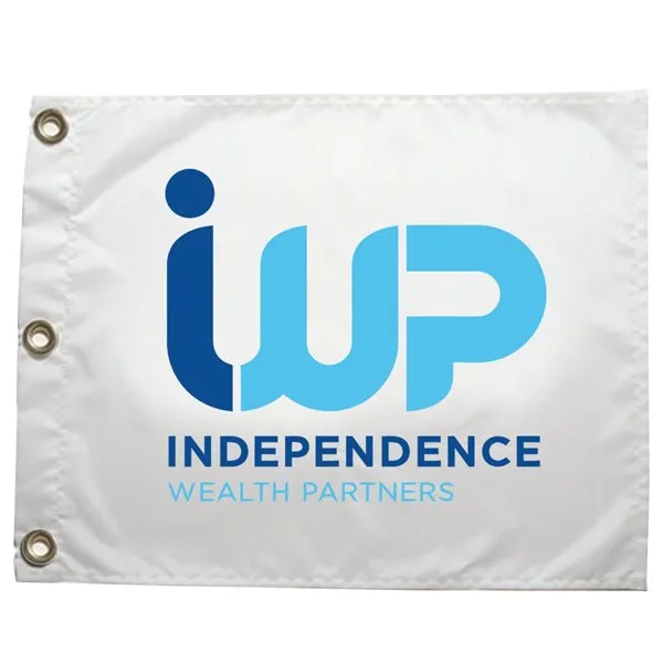 Golf Flag with Grommets - Screen Printed