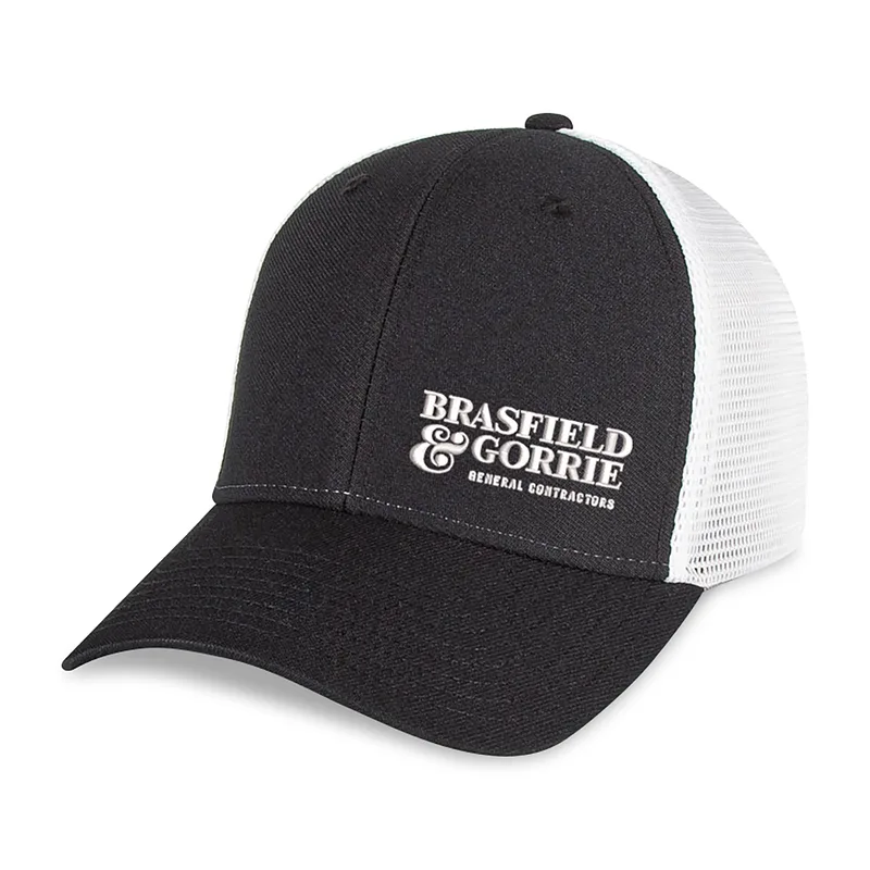 Merrimack Hat Co.® Casey Performance Trucker - Black-White