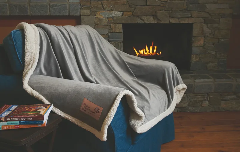 Original Lambswool Throw (Laser Patch)