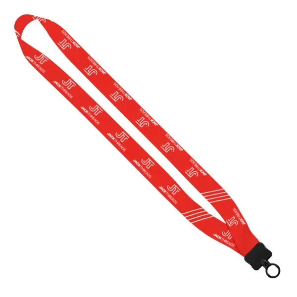 1" Dye Sublimated Waffle Weave Lanyard view 2