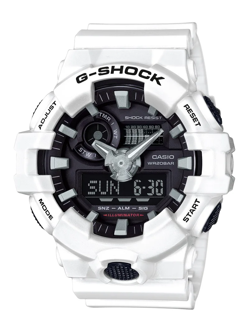 G-Shock Ana-Digi Watch White/Black