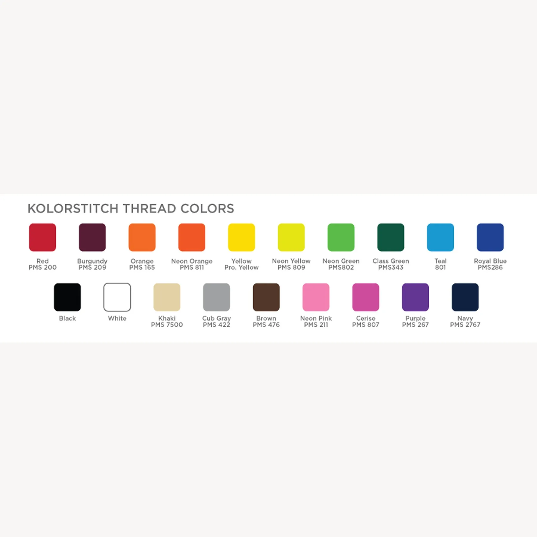 Thread Colors