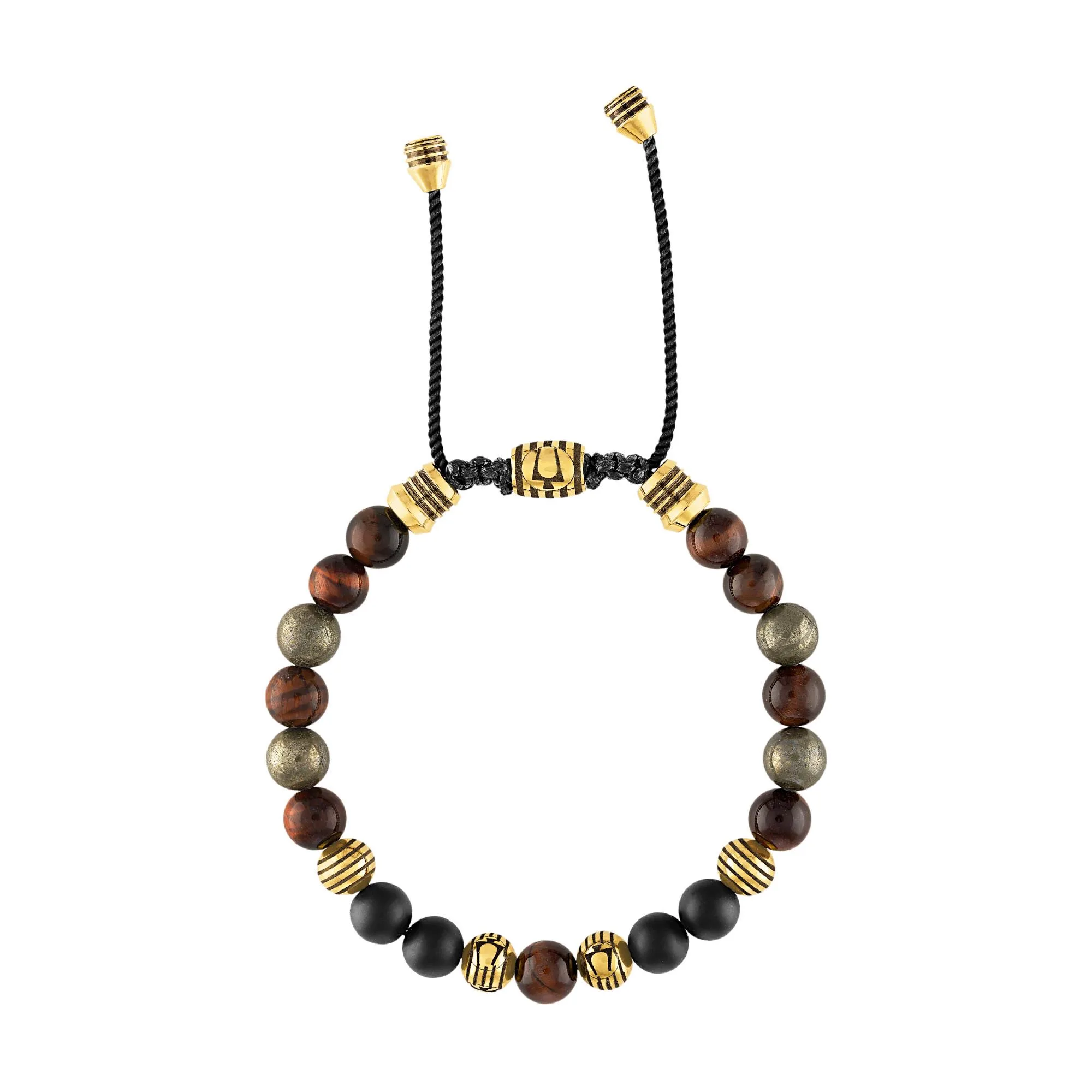 Bulova Jewelry Gold Marine Star Beaded Bracelet