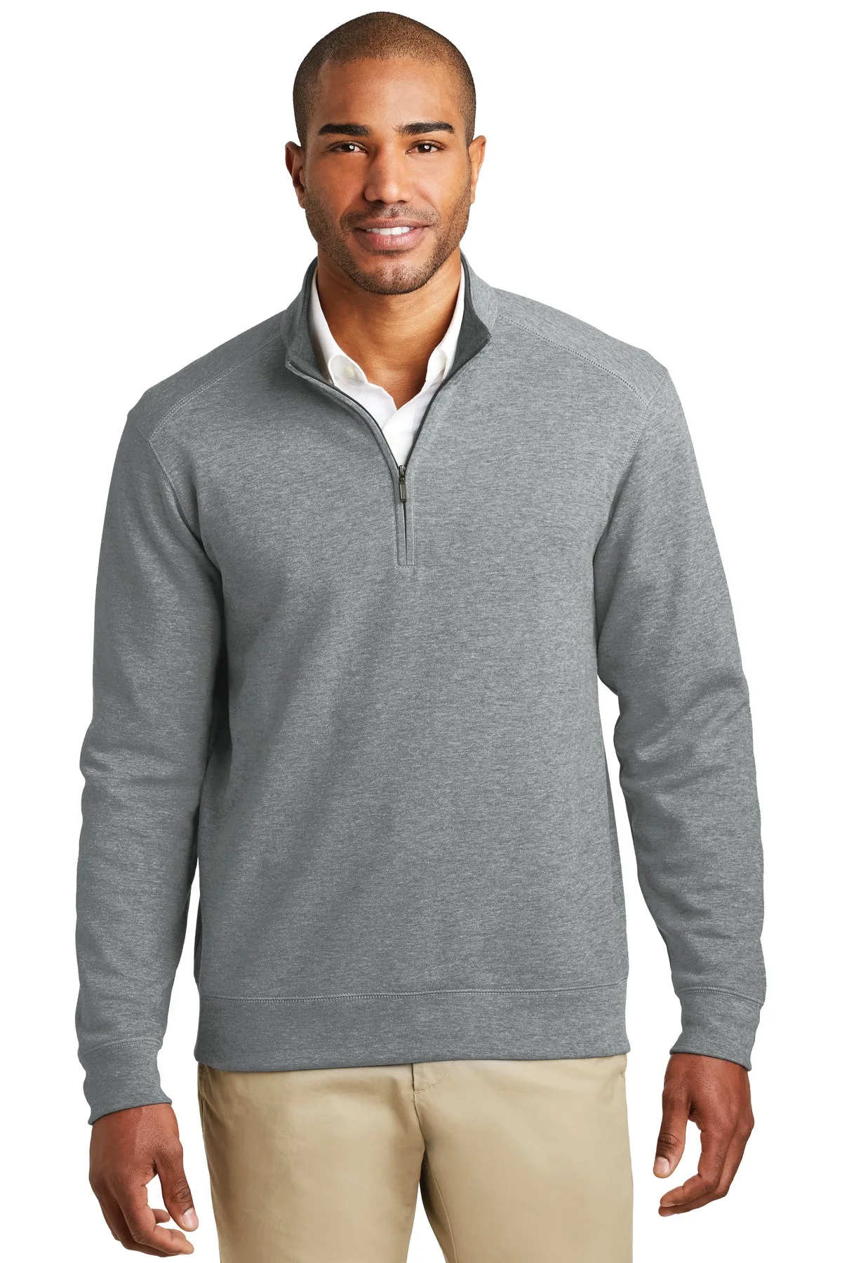 Port Authority® Interlock 1/4-Zip. view 3