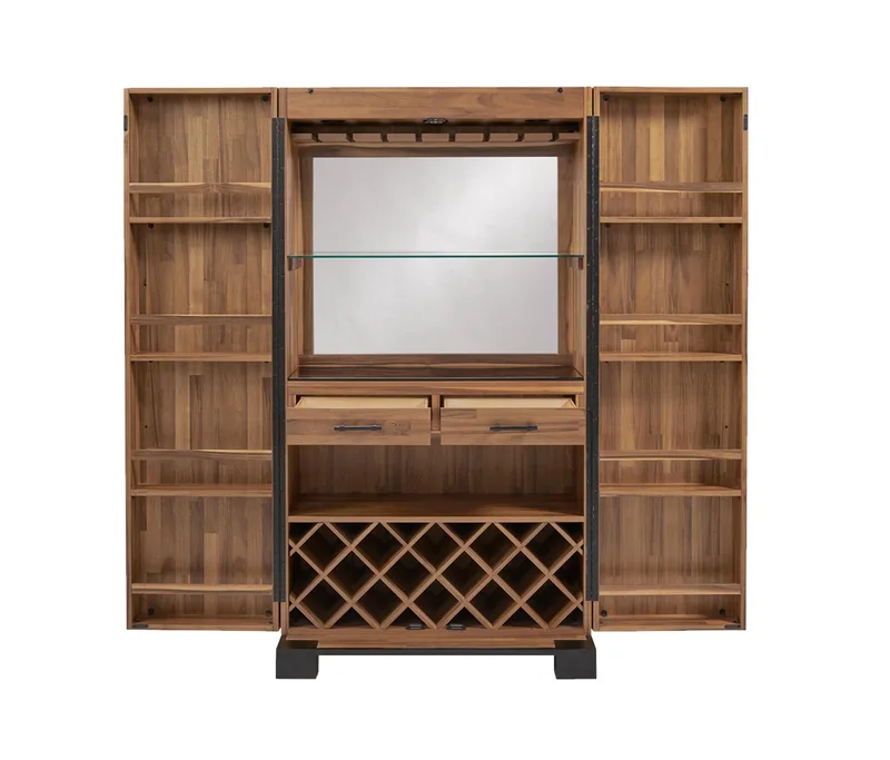 Escalade Sports American Heritage - Knoxville Wine & Spirit Cabinet - Acacia