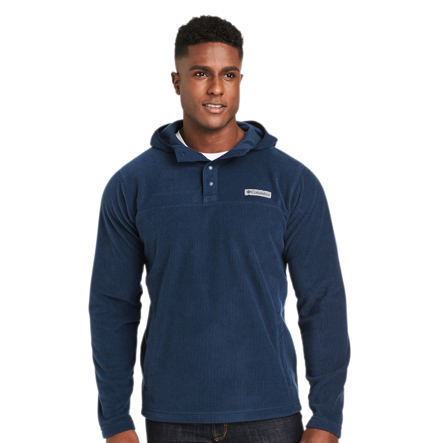 Columbia Men's Steens Mountain Half-Snap Hooded Jacket view 2