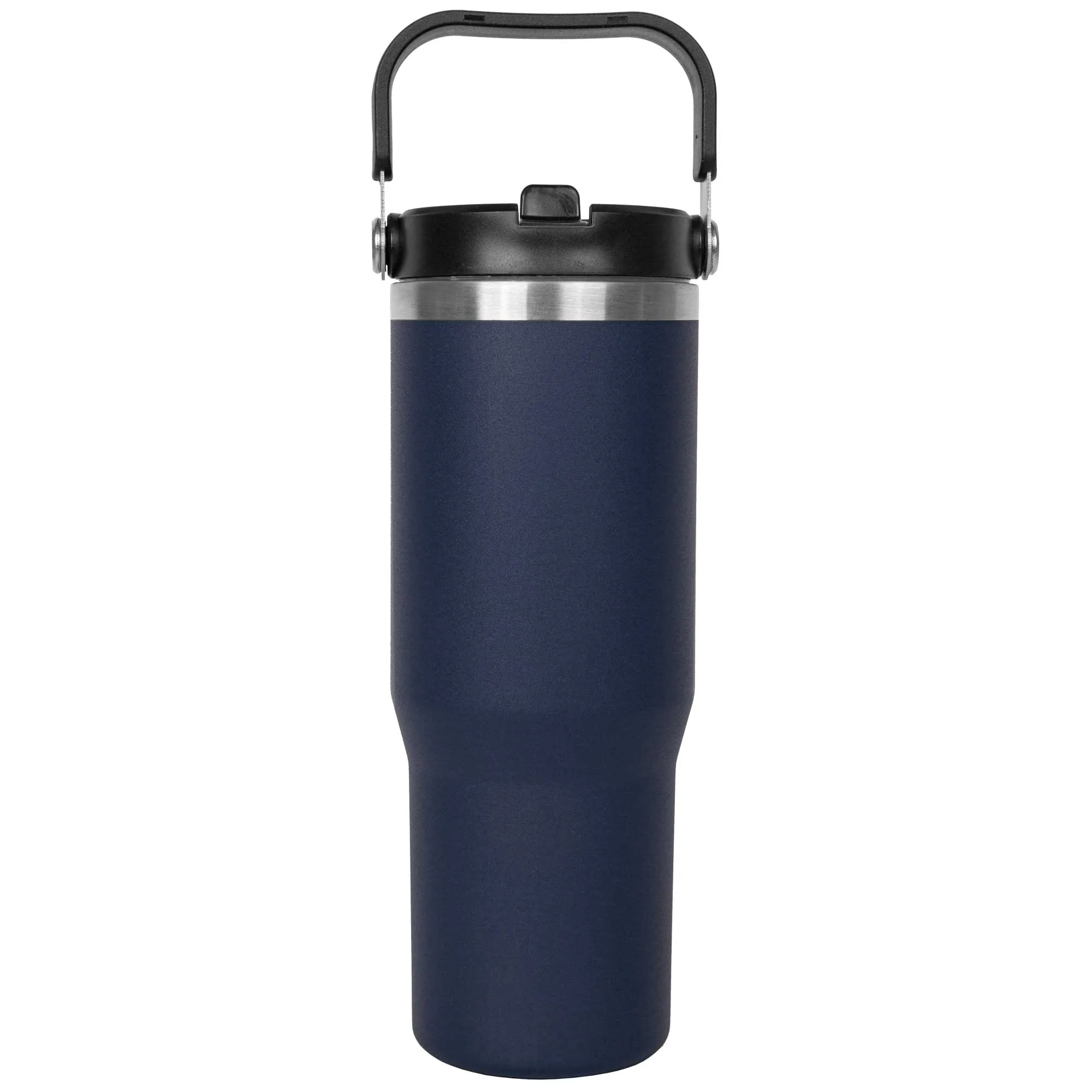 30 Oz. Stainless Steel Insulated Mug w/Handle & Built-In Straw view 3