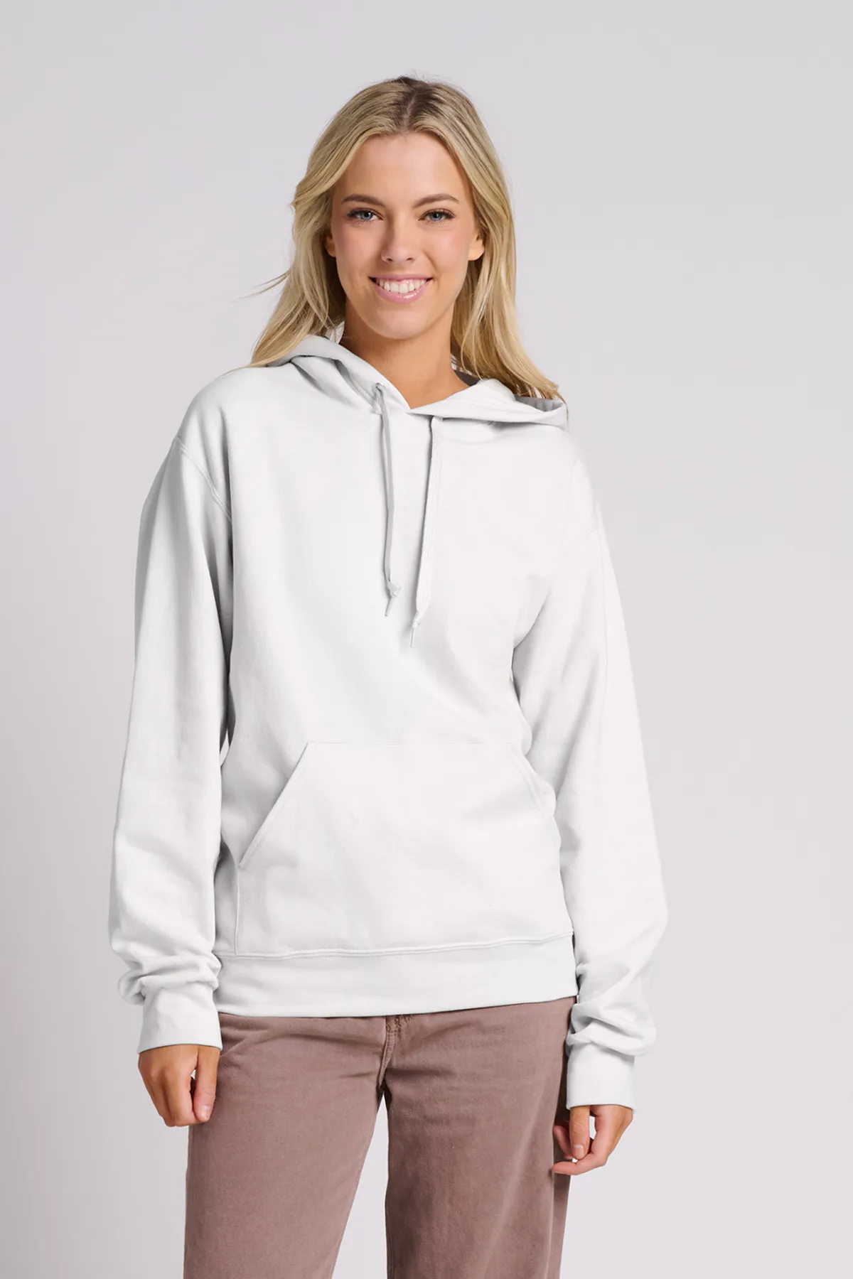 Jerzees Ultimate™ Unisex CVC Ring Spun Hooded Sweatshirt view 2