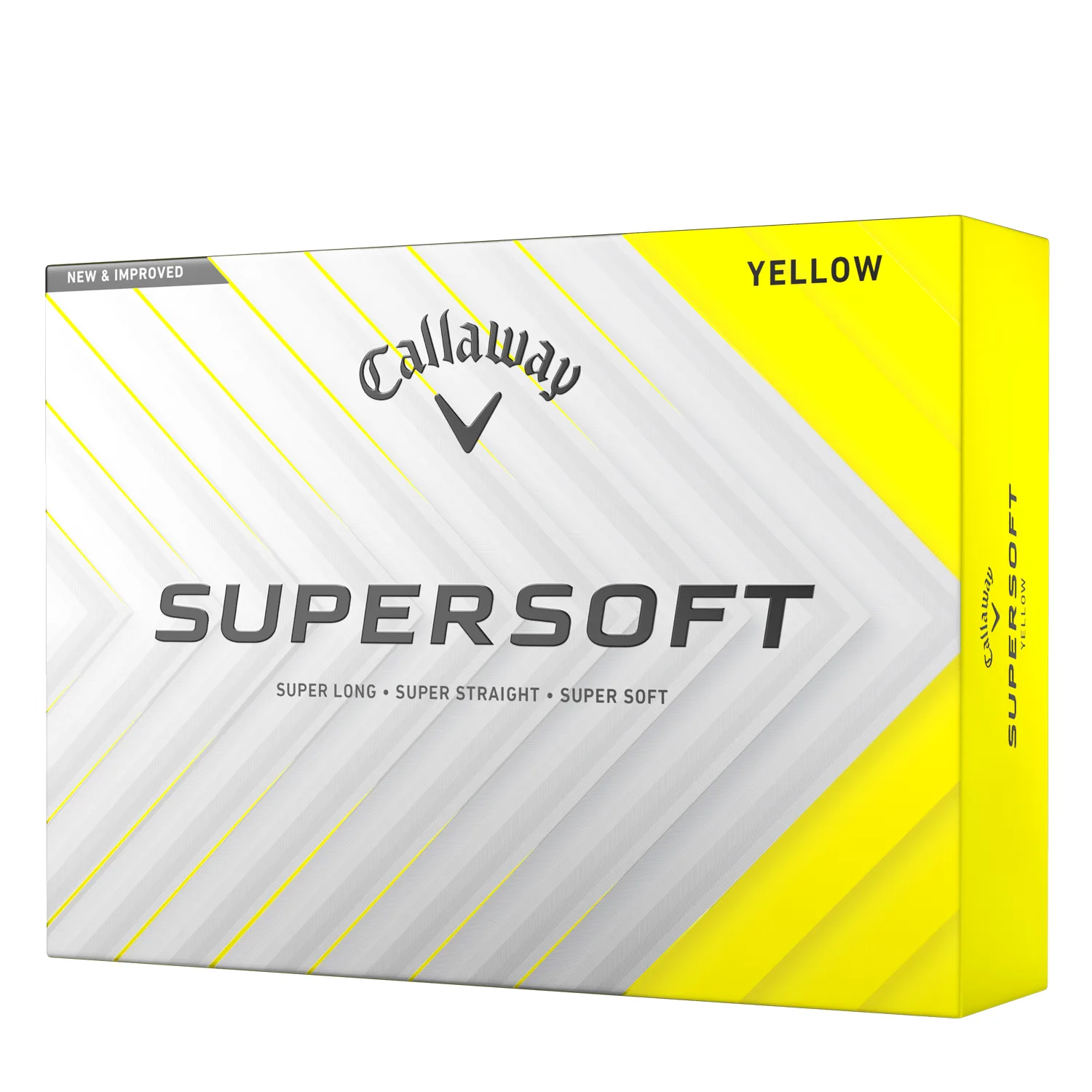 Yellow Blank Packaging Box View