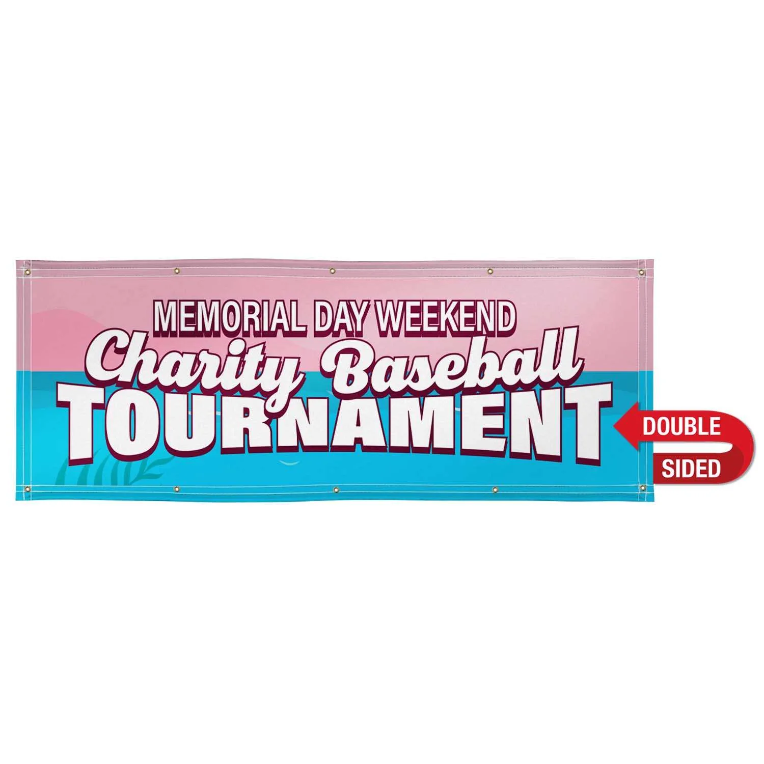3' x 8' Nylon Banner Double-Sided