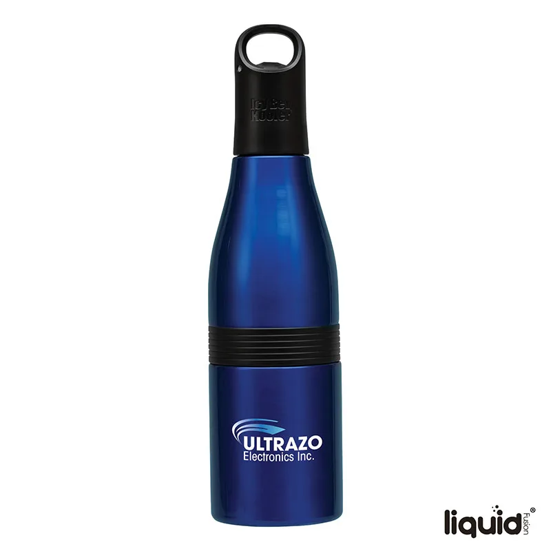 Liquid Fusion Icy Bev Kooler 22 oz. 3-In-1 Double Wall Stainless Steel Bottle view 2