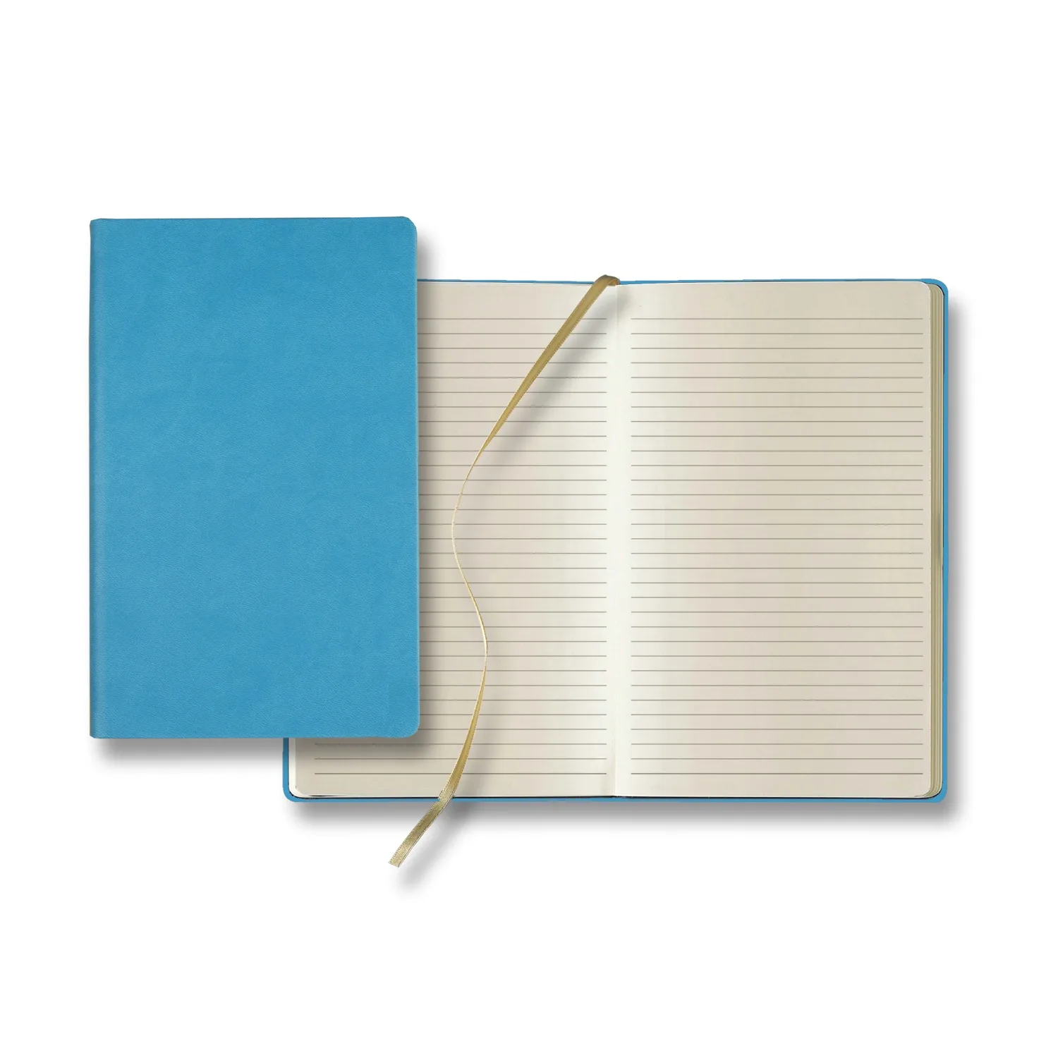 Castelli Tucson Slim Medio Lined Ivory Page Journal view 2
