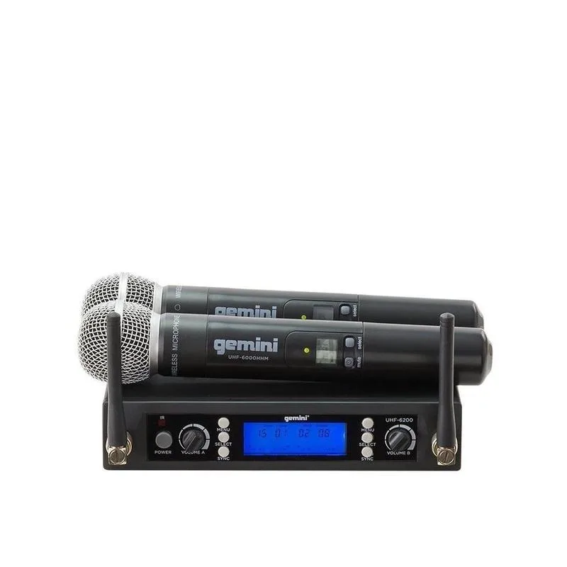Gemini Uhf Dual Handheld Wireless Microphone System
