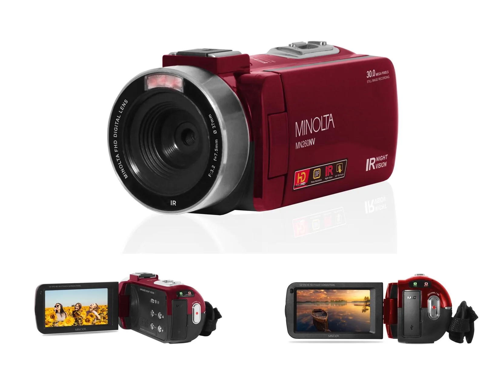 Minolta 1080P Full Hd Night Vision Camcorder
