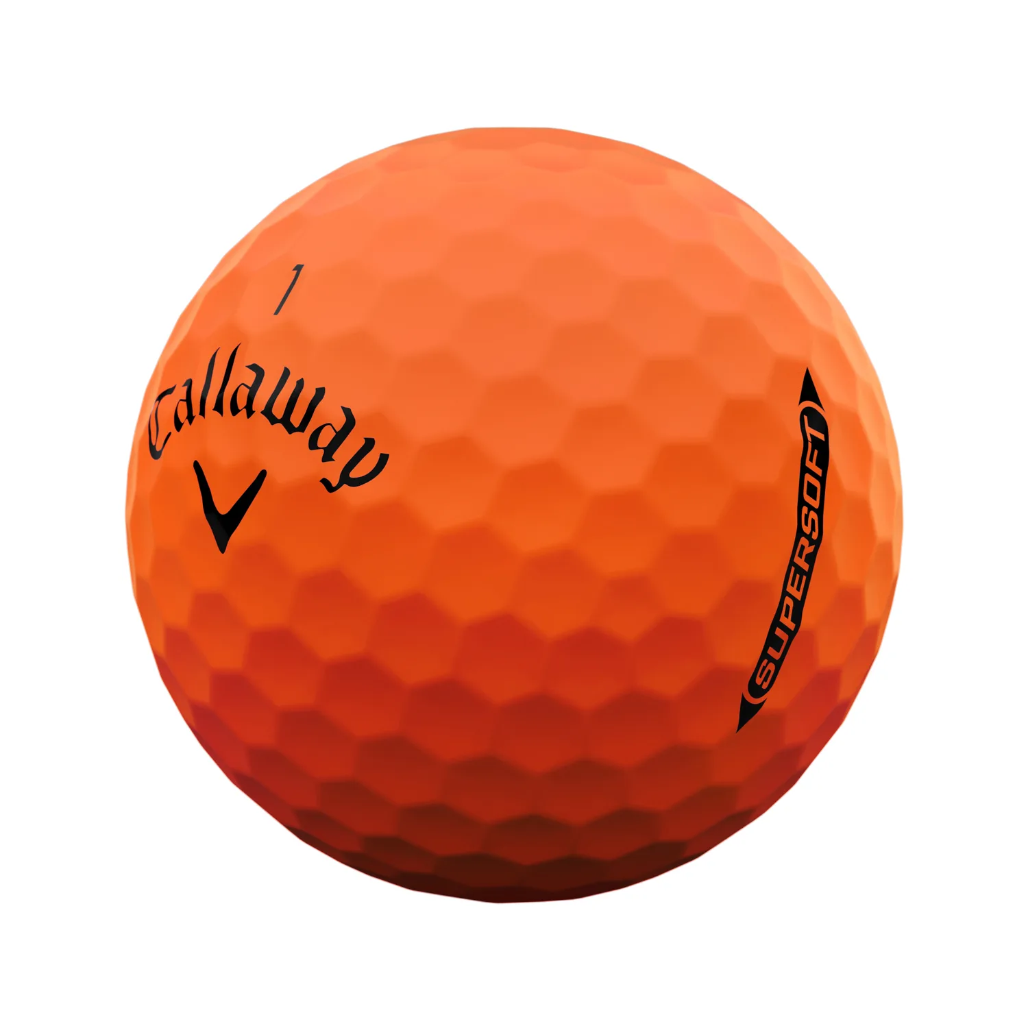 Orange Blank Golf Ball