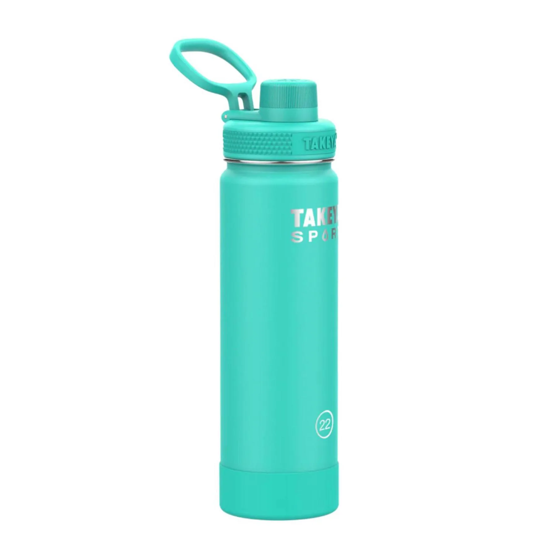 22 oz Takeya® Stainless Steel Insulated Sport Water Bottle w/ Spout Lid view 6