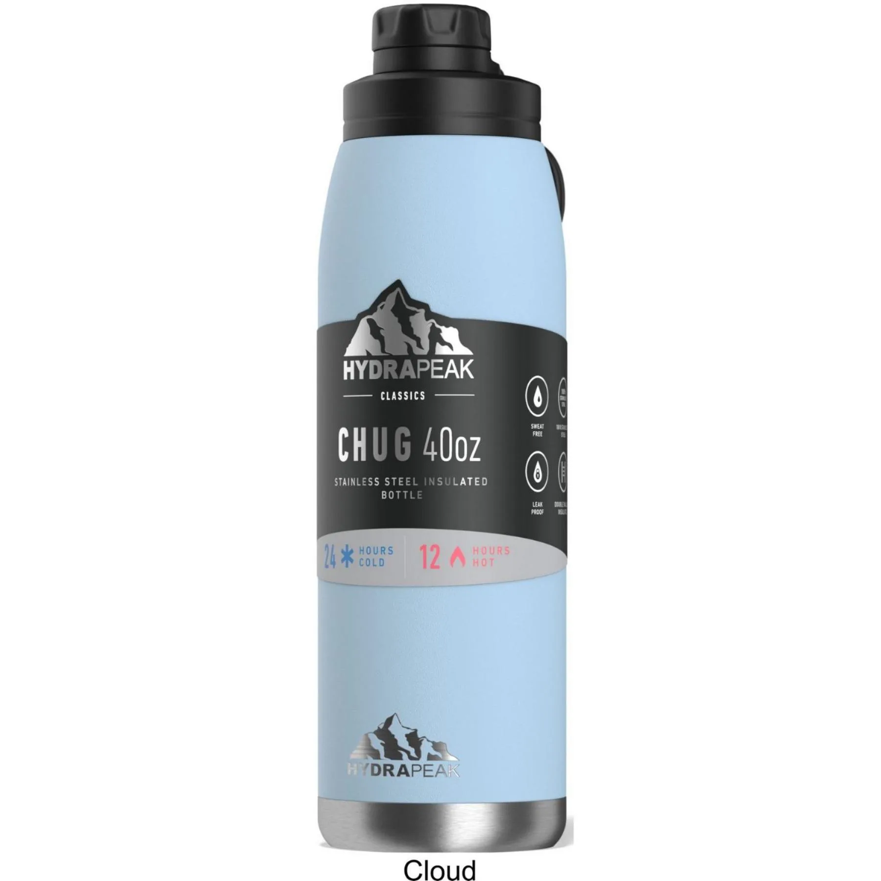 40 oz Hydrapeak® Stainless Steel Insulated Water Bottle view 5