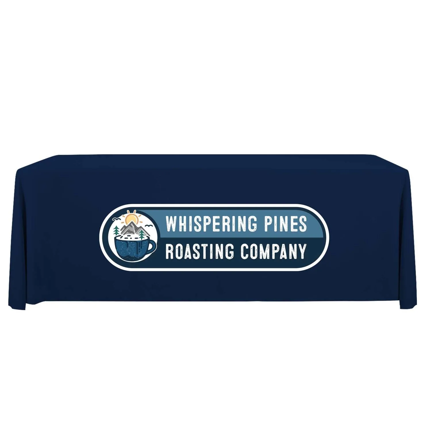 8' Stain Resistant Pro 4-Sided Throw Full-Color Imprint view 6